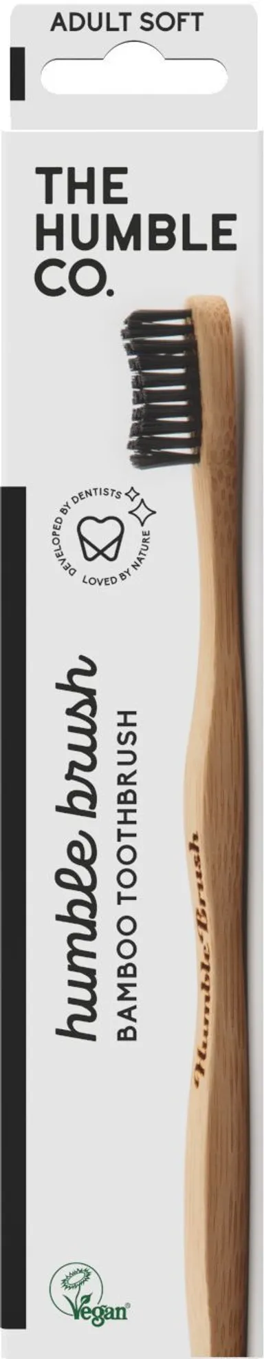Humble Brush Bamboe Tandenborstel Volwassene Zwart Soft