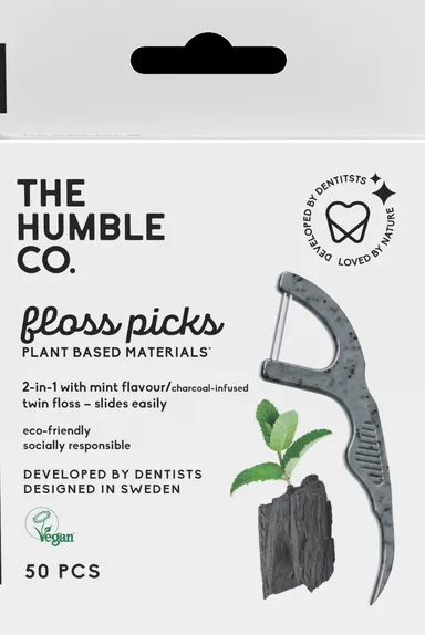 Humble Brush Fil Dentaire Charbon Menthe 50