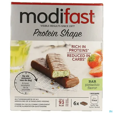 Modifast Protein Shape 6 Barres Chocolat-Pistache