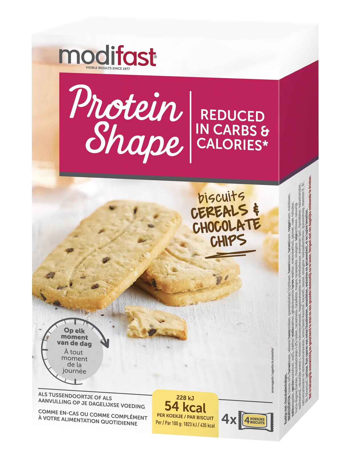 Modifast Protéine Shape Biscuits Céréales Et Pépites De Chocolat