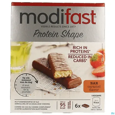 Modifast Protein Shape 6 Barres Chocolat-Caramel