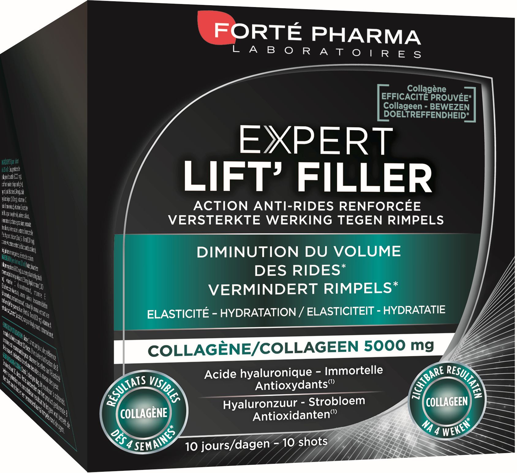 Forté Pharma Expert Lift' Filler 10 Shots - Effet lifting - Elasticité ...