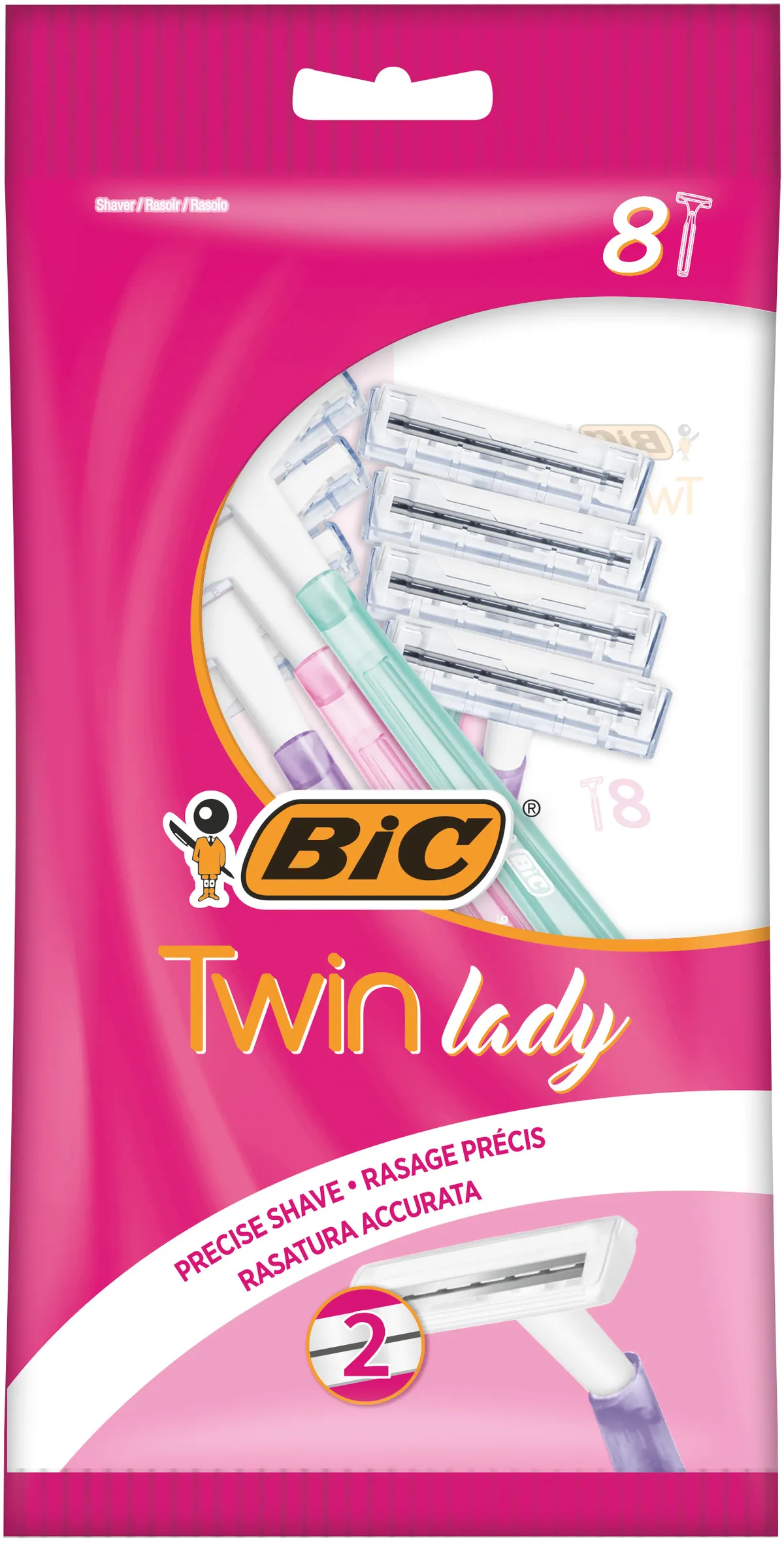 Bic Scheermes Twin Lady Sensitive 8