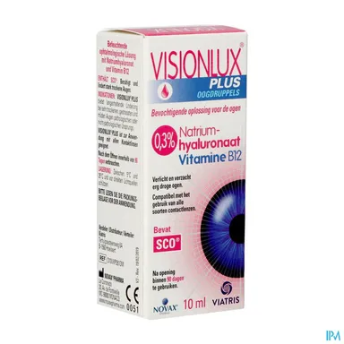 Visionlux Plus Gouttes Yeux 10ml