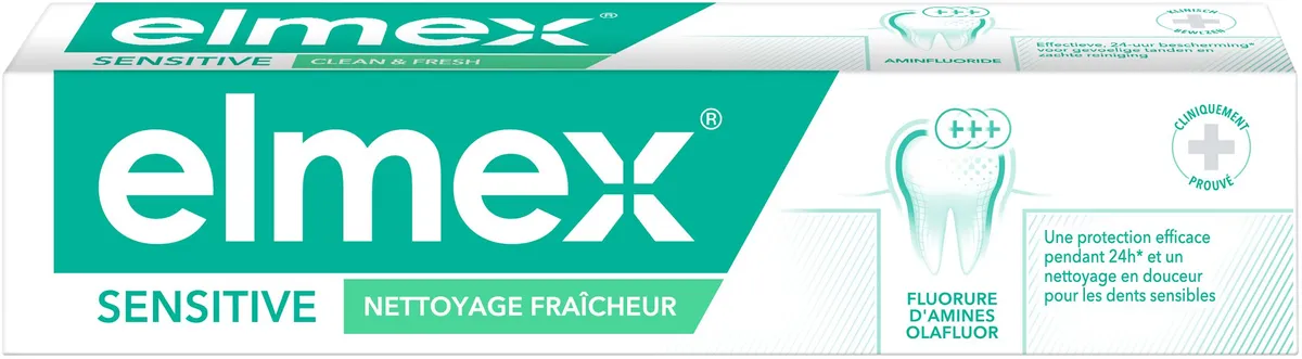 Elmex Dentifrice Sensitive Clean&fresh 75ml