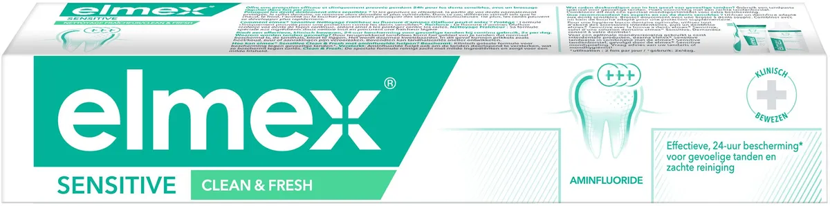 Elmex Tandpasta Gevoelige Tanden Clean&fresh 75 ml