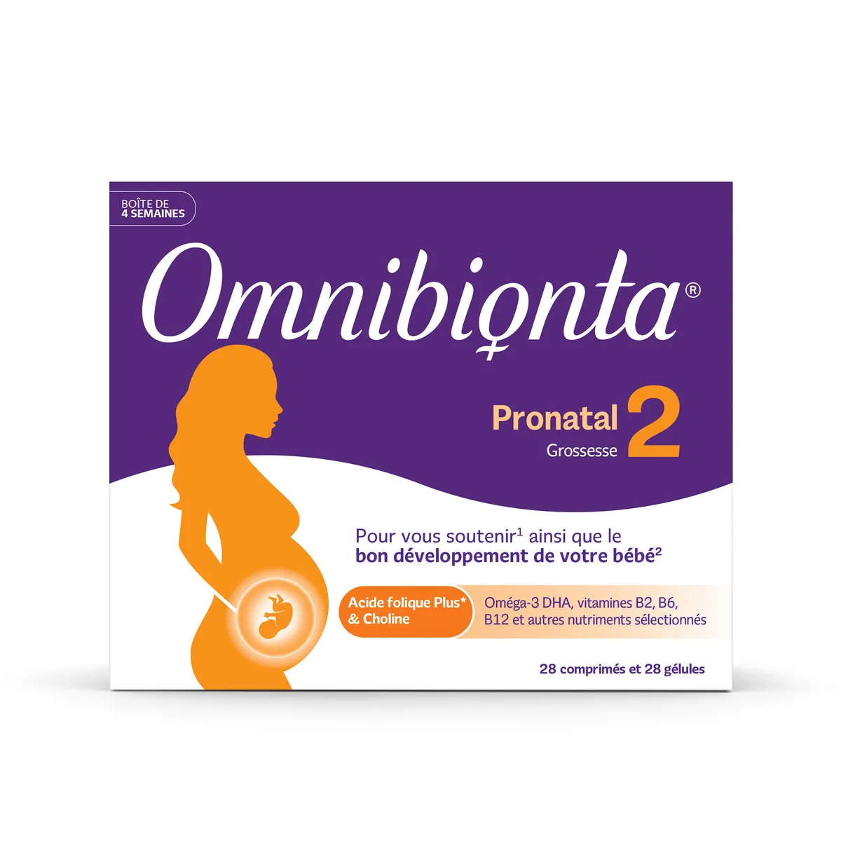 Omnibionta Pronatal2 Grossesse 4 Semaines Comp 28 + Caps 28