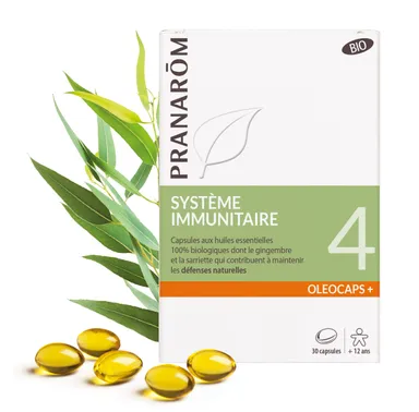 Pranarôm Oleocaps Système Immunitaire 4 Bio 30 Capsules