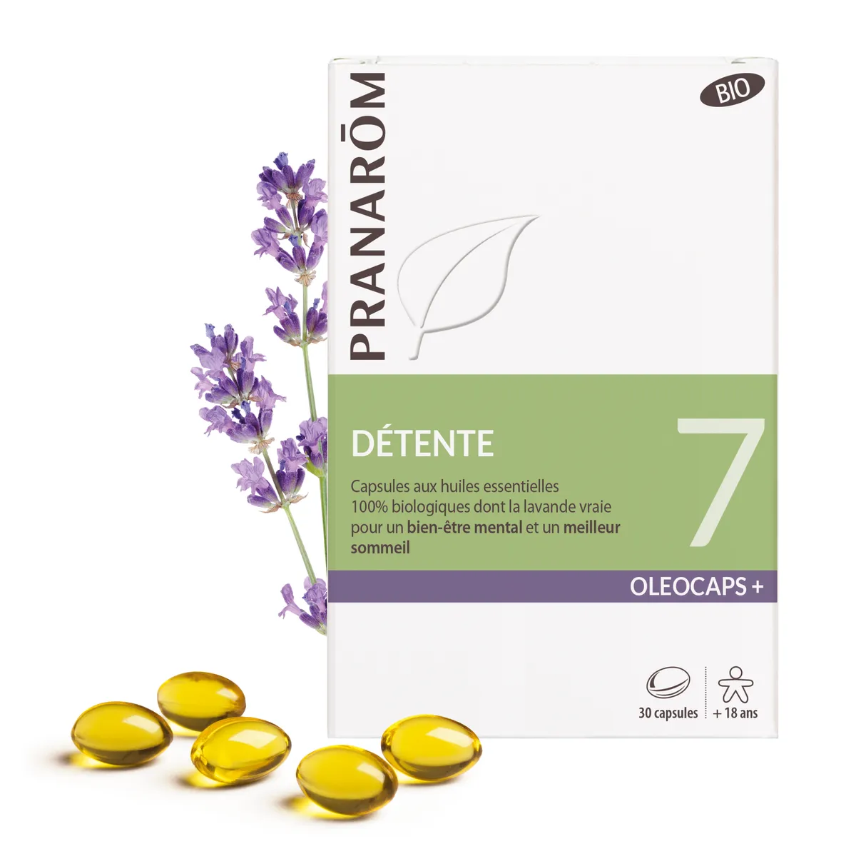 Pranarôm Oleocaps+ 7 Detente Bio 30 Capsules