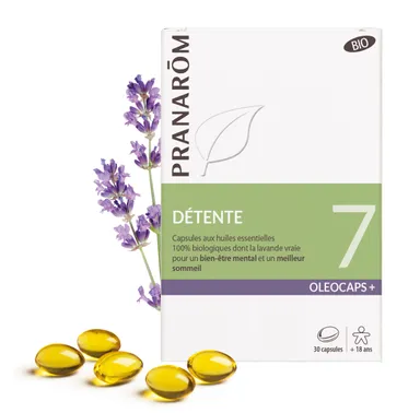 Pranarôm Oleocaps+ 7 Detente Bio 30 Capsules