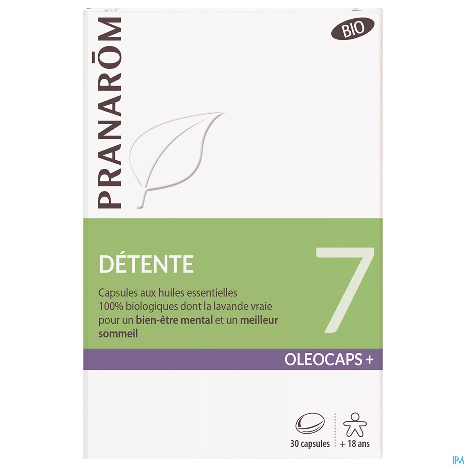 Pranarôm Oleocaps+ 7 Ontspanning Bio 30 Capsules