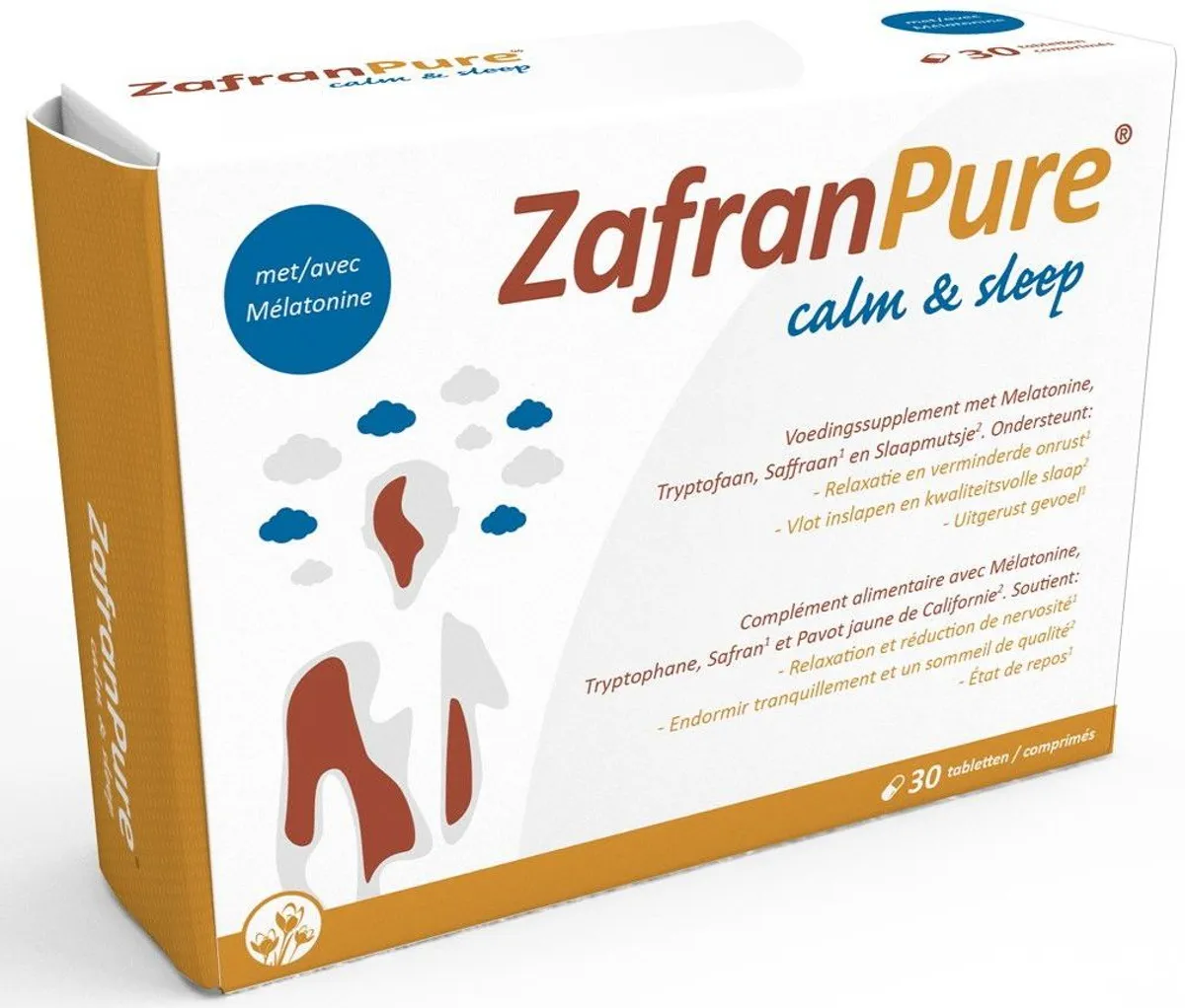 ZafranPure Calm & Sleep 30 Comprimés
