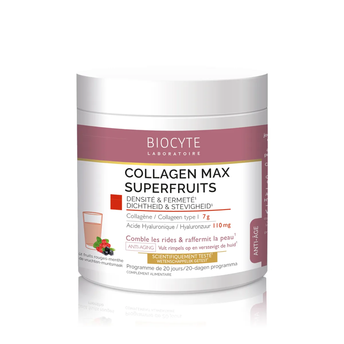 Biocyte Collagen Max Superfruits Poudre Pot 260g