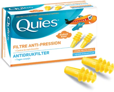Quies Gehoorbescherming Earplanes Kind 1 Paar