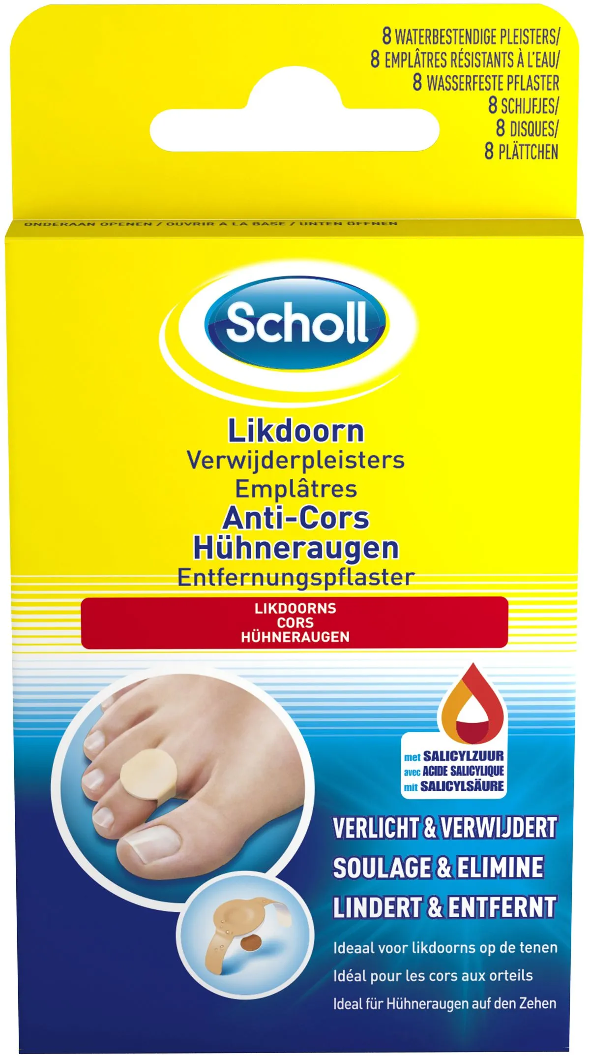 Scholl Likdoornpleister 8 Stuks