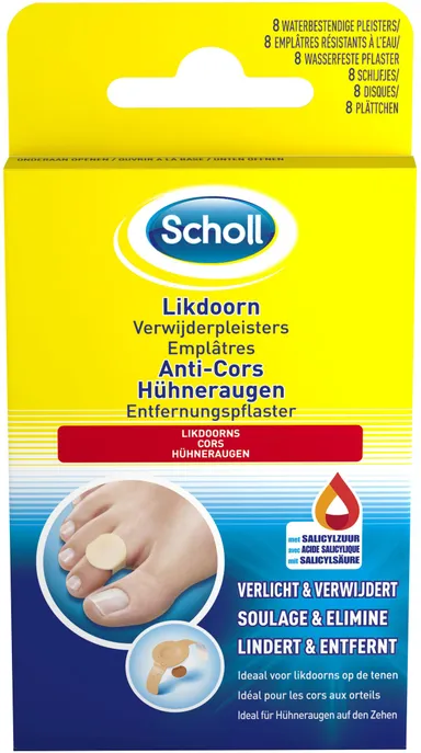 Scholl Likdoornpleister 8 Stuks