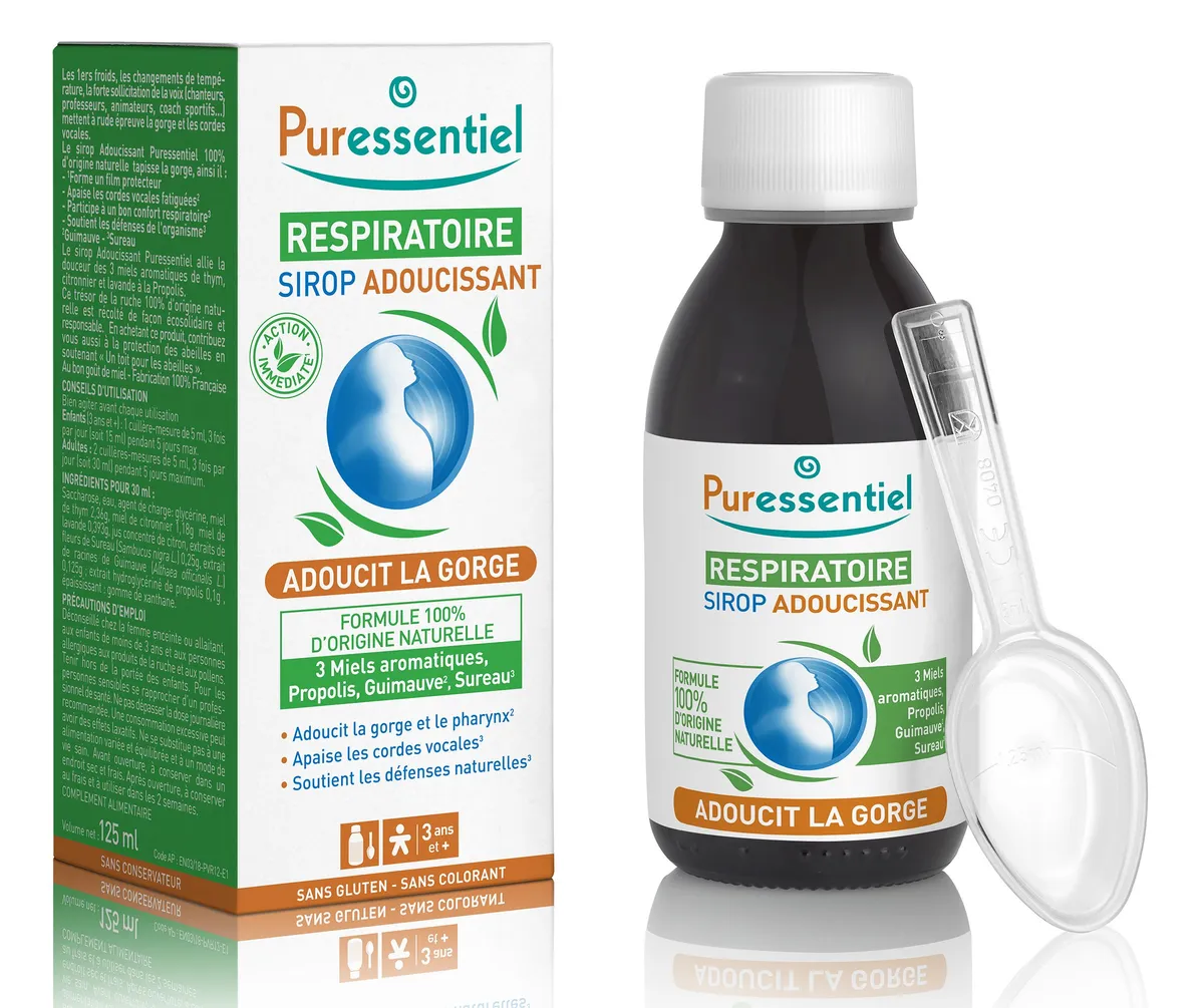 Puressentiel Respiratoire Sirop Adoucissant 125ml