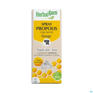 Herbalgem Propolis Breedspectrum Bio Druppels 15 ml