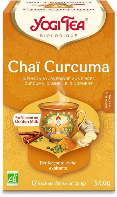 Yogi Tea Curcuma Orange Bio 17 Sachets