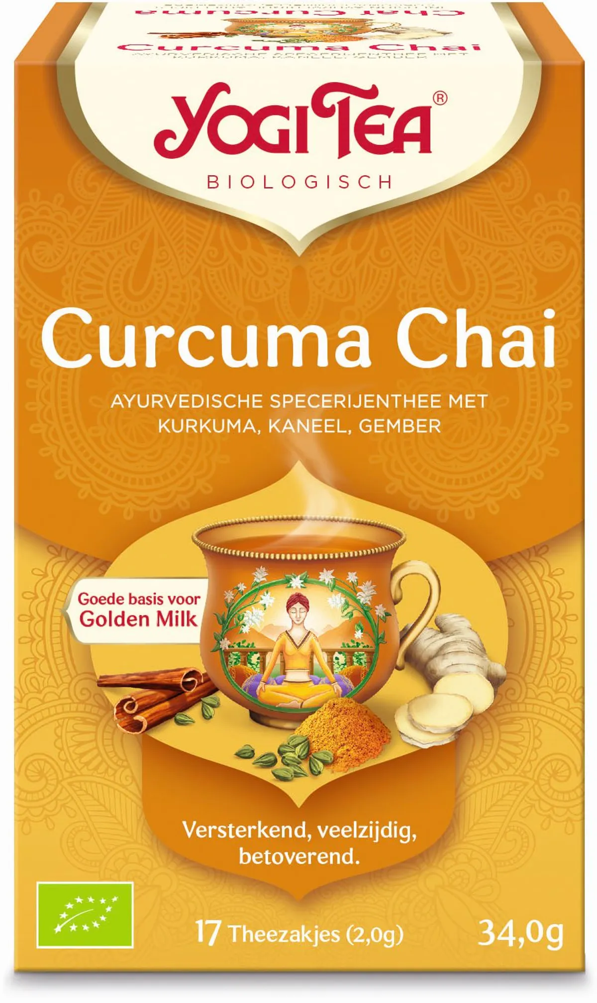 Yogi Tea Kurkuma Sinaasappel Bio 17 Zakjes