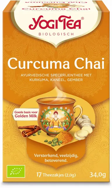 Yogi Tea Kurkuma Sinaasappel Bio 17 Zakjes