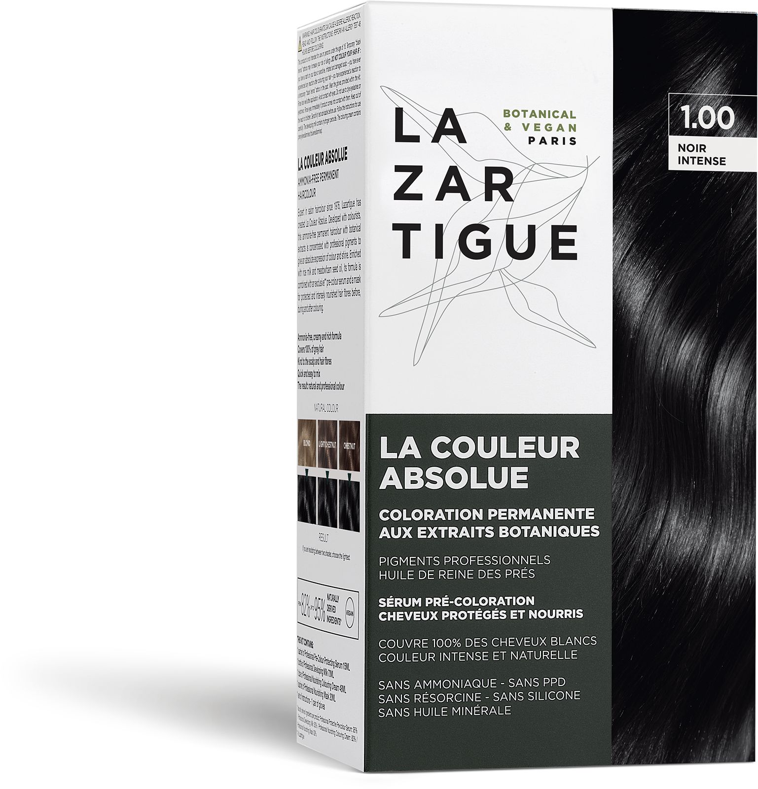 Lazartigue Couleur Absolue 1.00 Noir Intense - Lazartigue