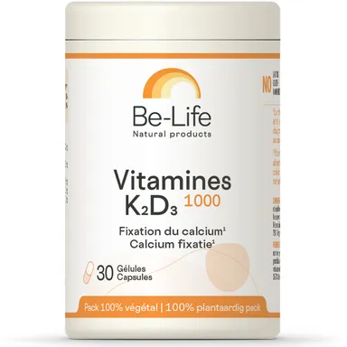 Be Life Vitamines K2 D3 1000 30 Gélules