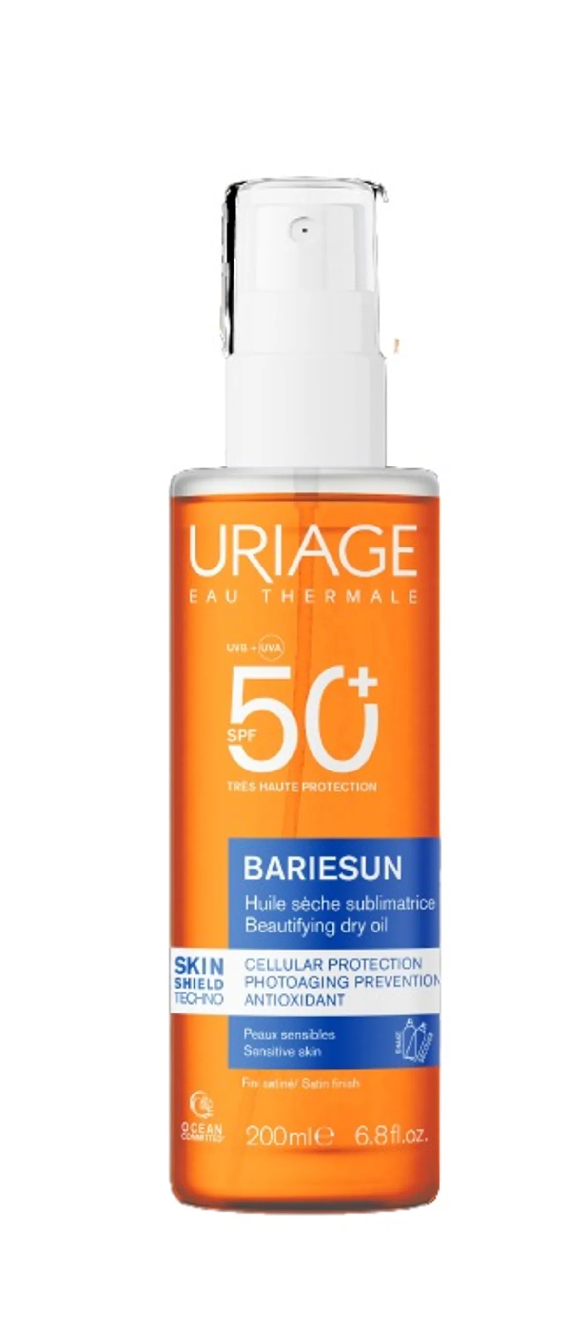 Uriage Bariésun Droge Olie SPF50+ 200ml
