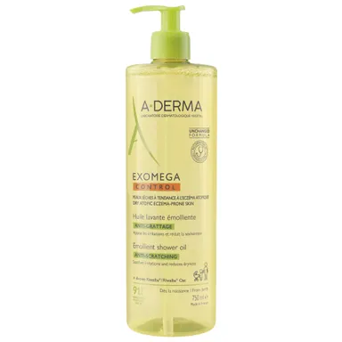 A-Derma Exomega Control Emolliërende Anti-Jeuk Wasolie 750Ml