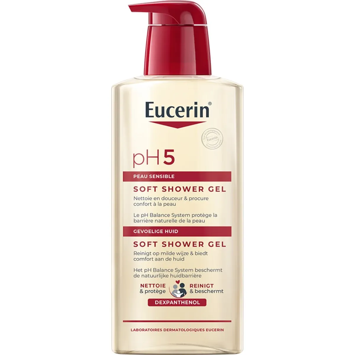 Eucerin pH5 Soft Shower Peau Sèche et Sensible avec pompe 400ml