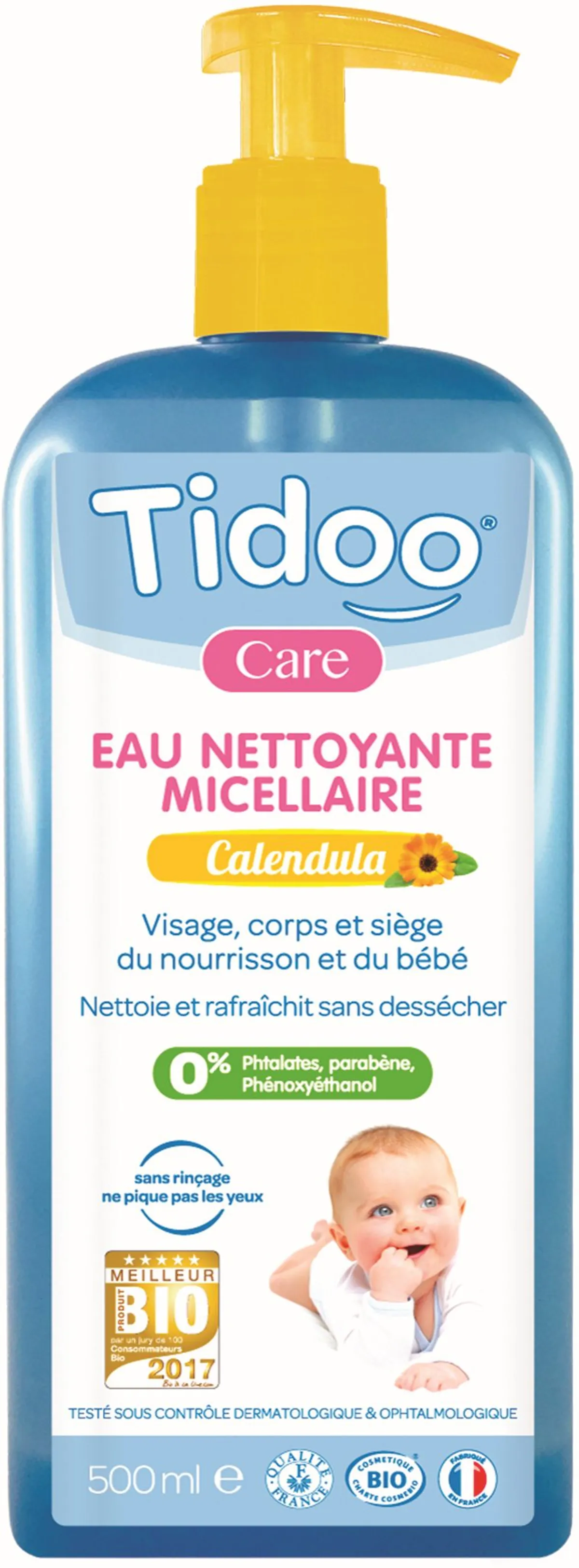 Tidoo Eau Nettoyante Micellaire Calendula 500ml