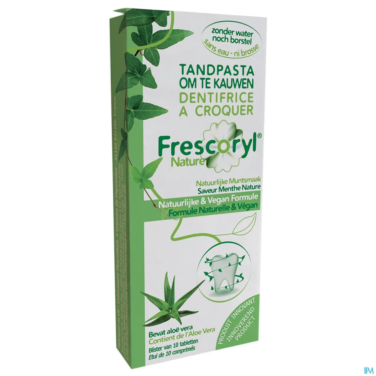 Frescoryl Tandpasta Kauwen Natuurlijk Munt Comp 10