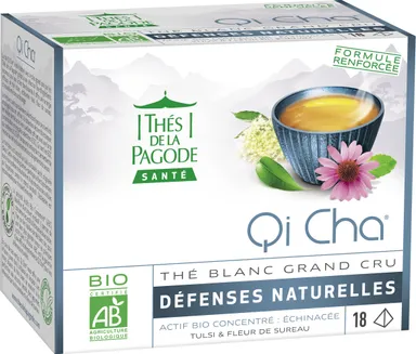 Thés De La Pagode Qi Cha Bio 18 Sachets