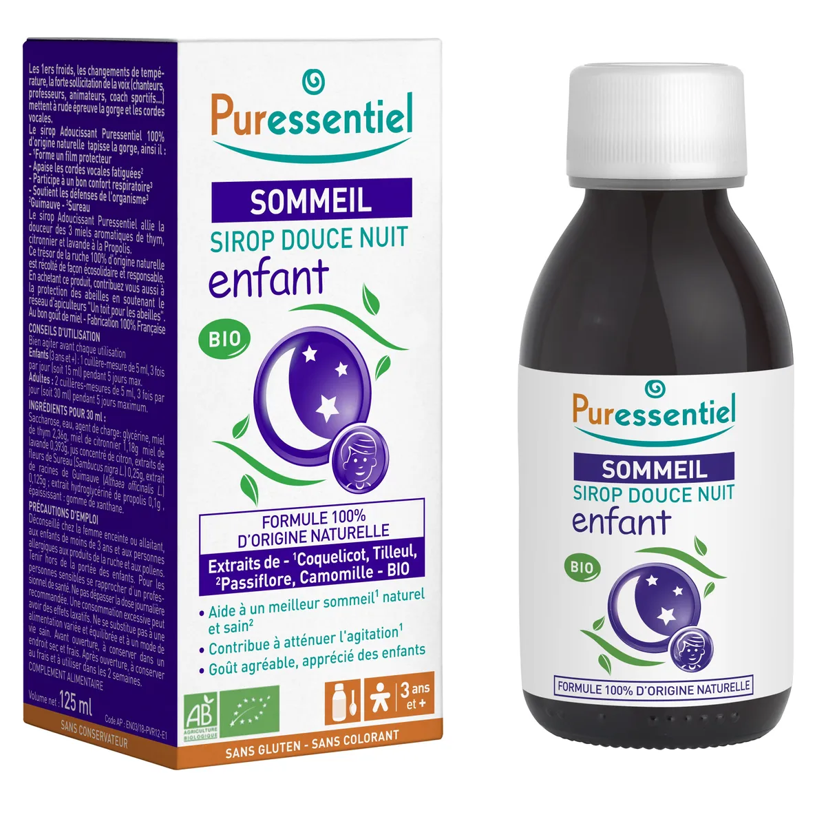 Puressentiel Sommeil Sirop Douce Nuit Enfant 125ml