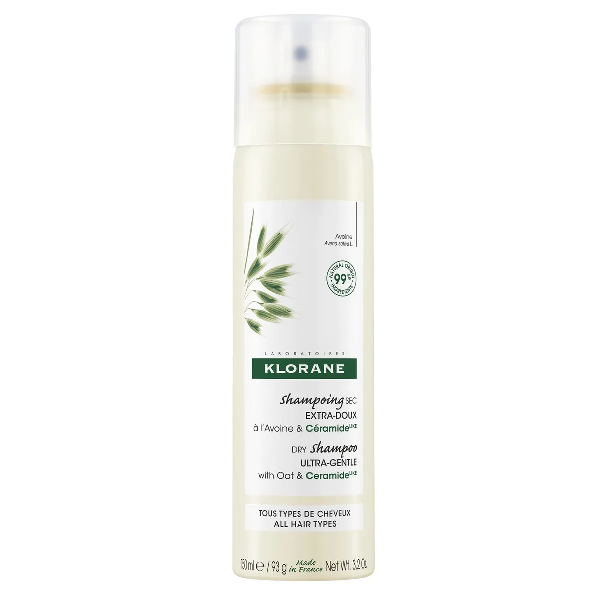 Klorane Avoine & Céramide Like Shampooing Sec Extra-Doux 150Ml