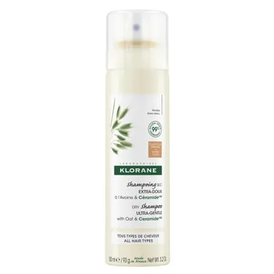 Klorane Haver & Ceramide Like Ultramilde Droogshampoo Bruin Haar 150Ml