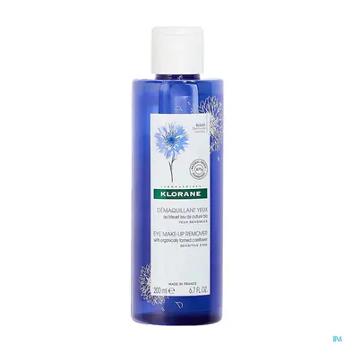 Klorane Make-Up Verwijderaar Ogen Korenbloem 200 ml