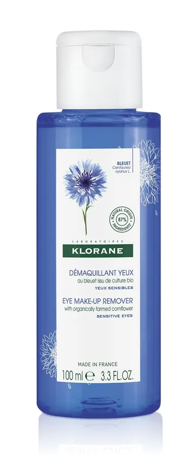 Klorane Bleuet Bio Démaquillant Yeux Haute Tolérance 100Ml