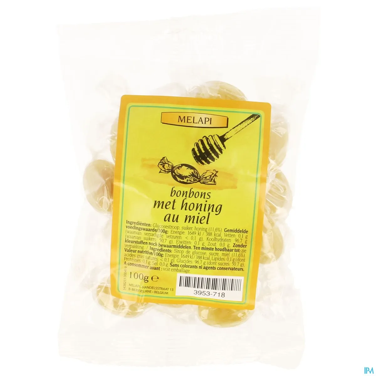 Melapi Bonbons Miel 100g