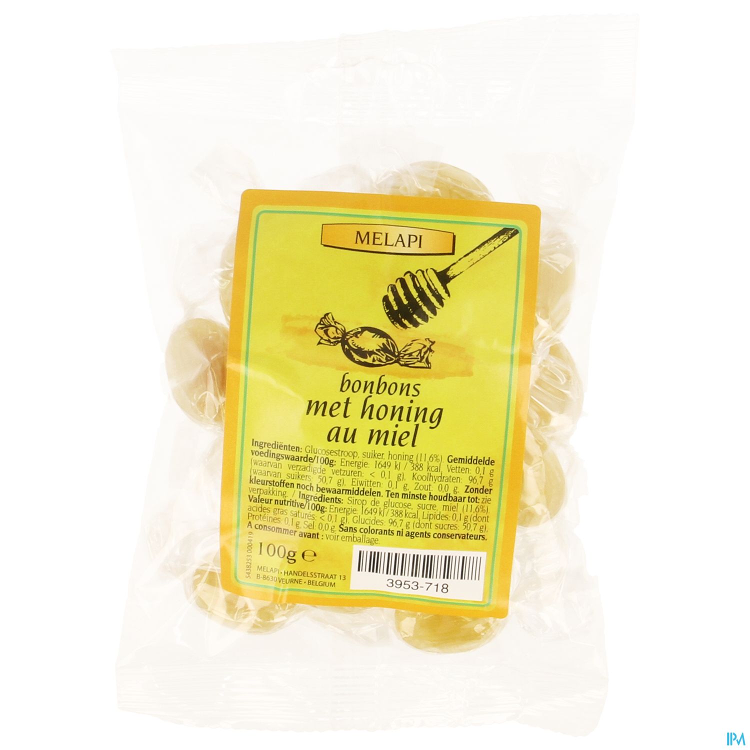 Melapi Snoepjes Honing 100 g - Melapi