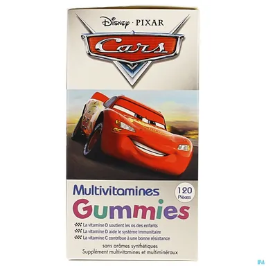 Disney Multivitaminen Cars 120 Gommetjes