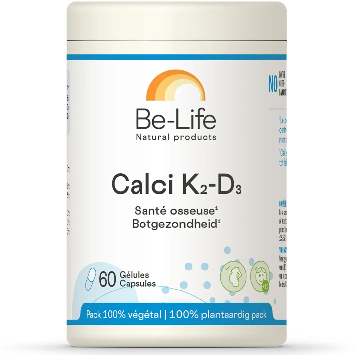 Be Life Calci Vital K2 D3 60 Gélules