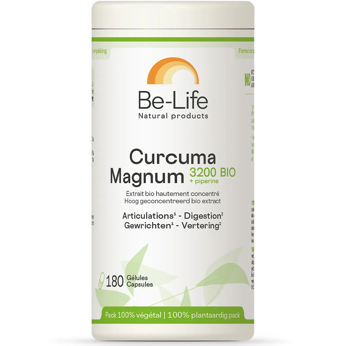 Be Life Kurkuma 3200 Magnum Bio 180 Capsules