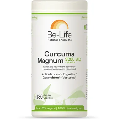 Be Life Kurkuma 3200 Magnum Bio 180 Capsules