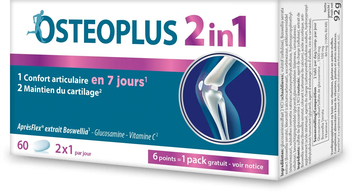 Osteoplus 2 en 1 60 Comprimés