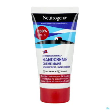 Neutrogena Noorse Formule Hydraterende Handcrème Zonder Parfum 75 ml