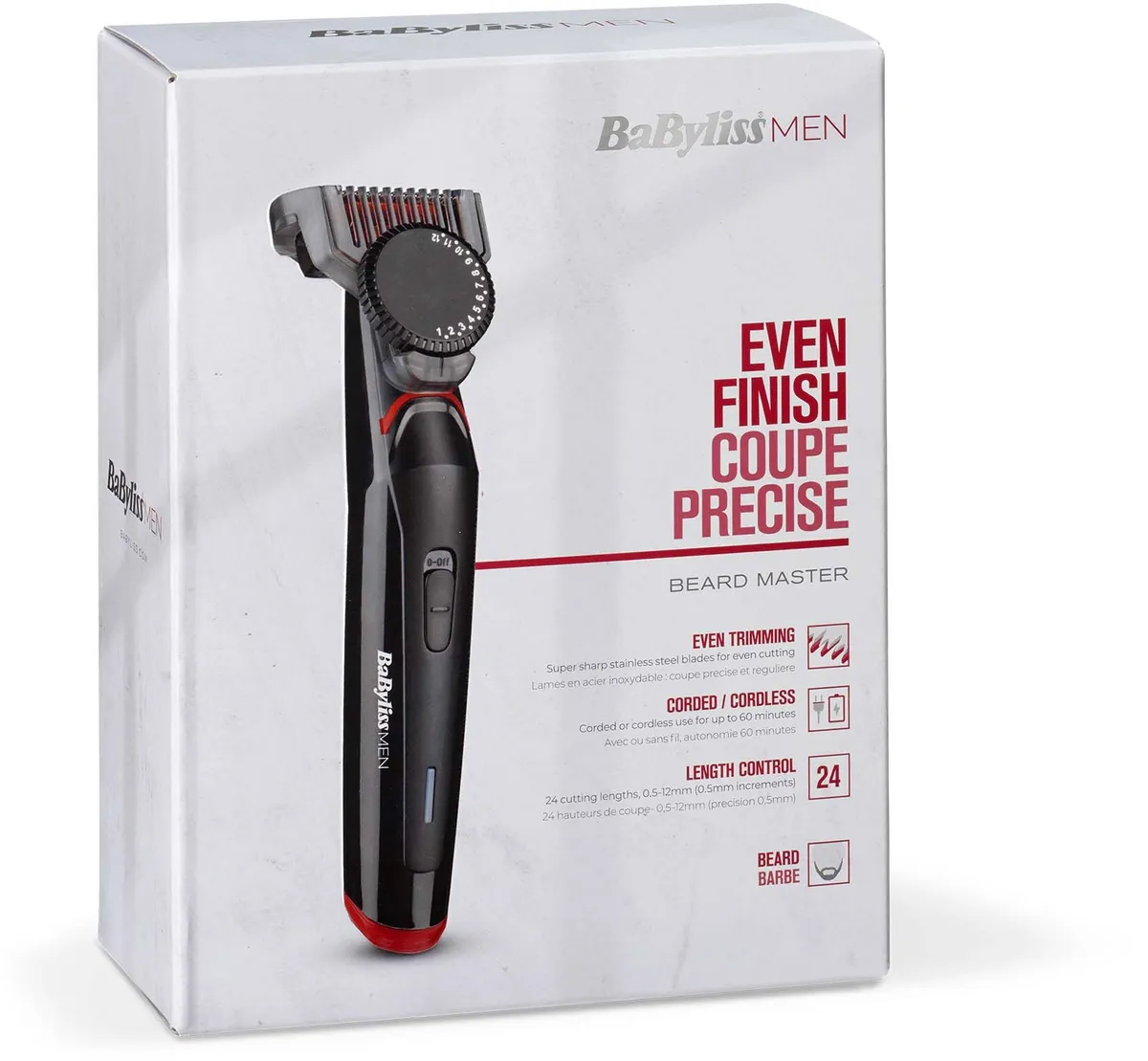 Babyliss Tondeuse Barbe Beard Master - Cord/cordless