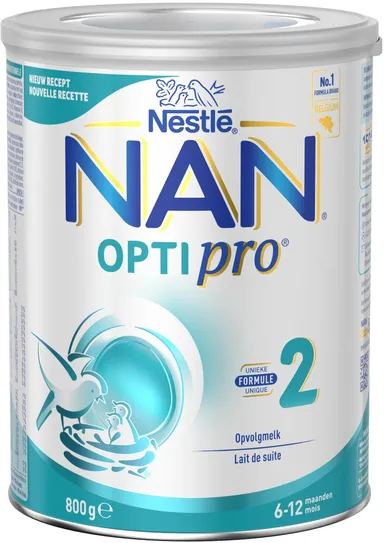 NESTLÉ NAN Optipro 2 Lait de Suite Bébé 6-12 Mois 800g