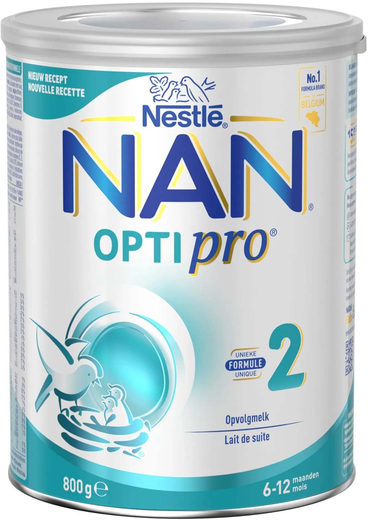 NESTLÉ NAN Optipro 2 Opvolgmelk Baby 6-12 maanden 800 g