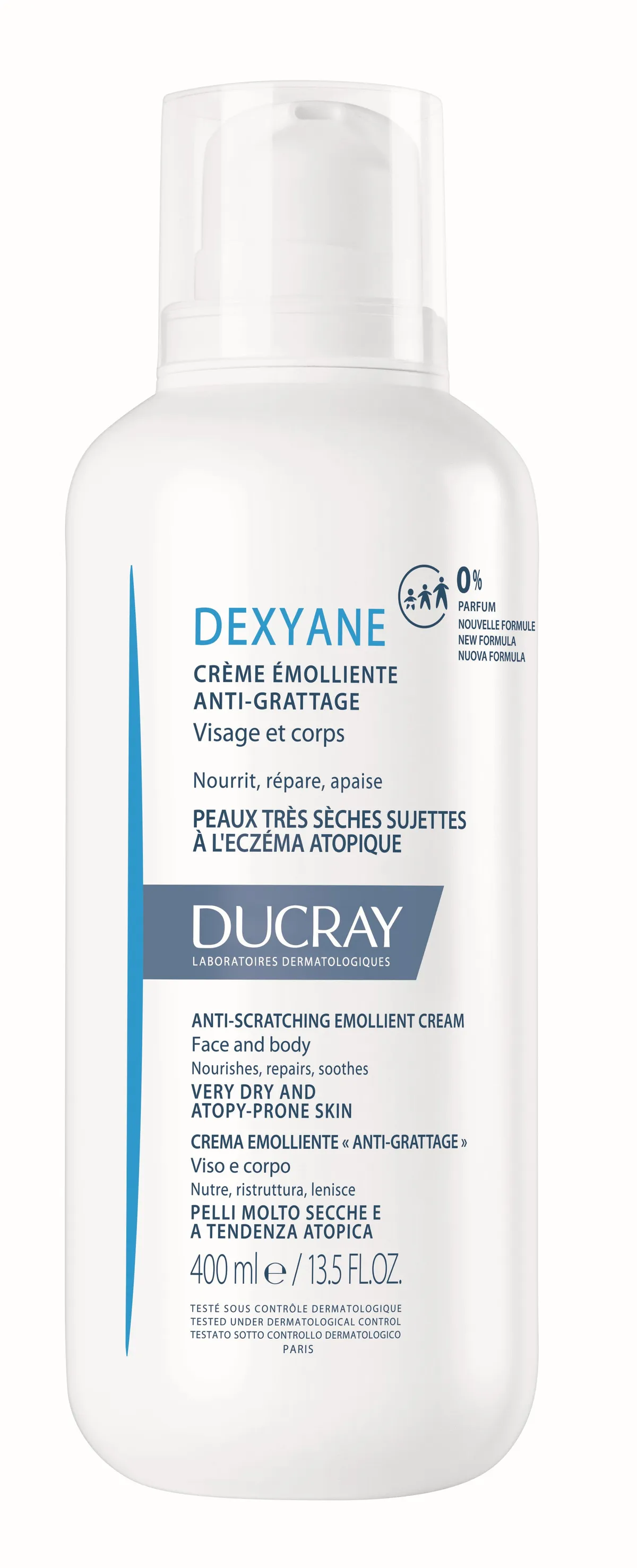 Ducray Dexyane Crème Emolliente Anti-Grattage 400Ml